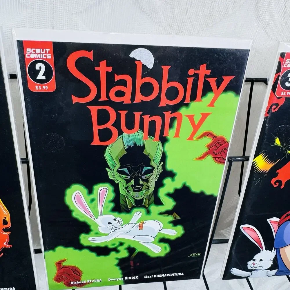Stabbity Bunny #1-3‎ Lot SCOUT Comics 2018